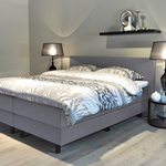 Boxspringcombinatie, M-Ray, Valencia Deluxe, Grijs